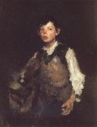Frank Duveneck The Whistling Boy oil on canvas